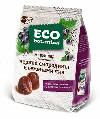 Eco - botanica Мармелад со вкусом черной смородины и семенами чиа
