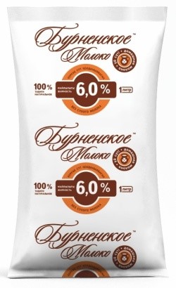 «Бурненское молоко», 6% жирности