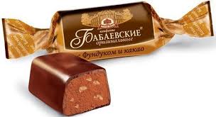 Бабаевские конфеты Оригинальные с фундуком и какао в шоколадной глазури, 200 г